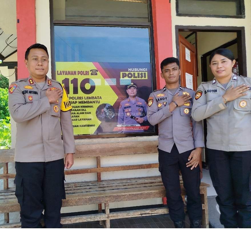 Polres Lembata Buka, Layanan Call Centre 110. Kapolres I Gede Eka Putra 